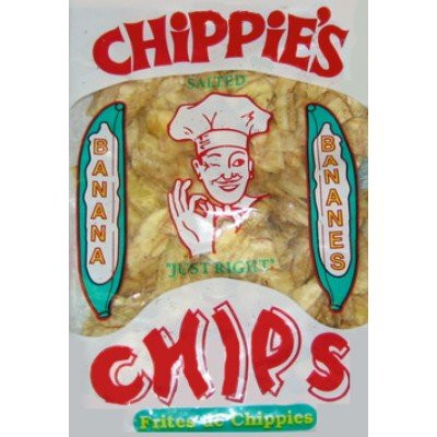 CHiPPiE'S Banana Chips (1.25 ozs.)-6 Small Packs Not Sweetened but Salted "Just Right"