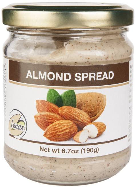 LENA'S GOURMET NUT SPREADS Almond Creme Spread, 6.7 Ounce
