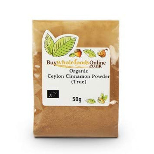 Buy Whole Foods Organic Ceylon Cinnamon Powder (True) (50g)