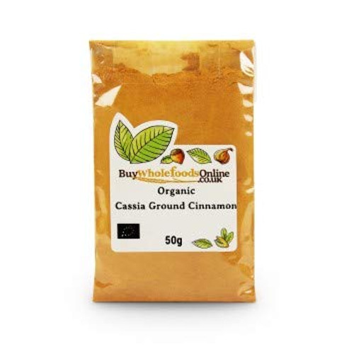 Buy Whole Foods Organic Cinnamon Ground (Cassia) (50g)