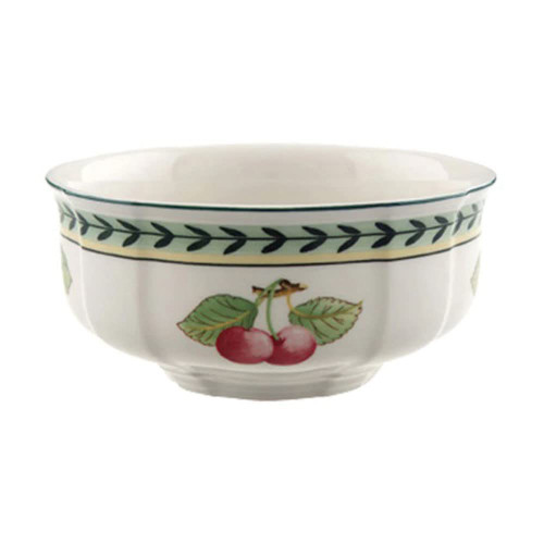 Villeroy & Boch French Garden Fleurence Soup/Cereal, 5 in, White/Multicolored
