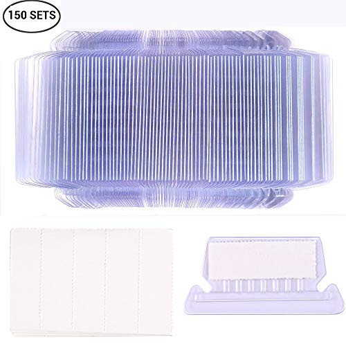 Hanging File Folder Tabs and Inserts Set of 150, 2 inch Hanging File Inserts, File Folder Labels for Quick Identification of Hanging Files, Easy to Read.
