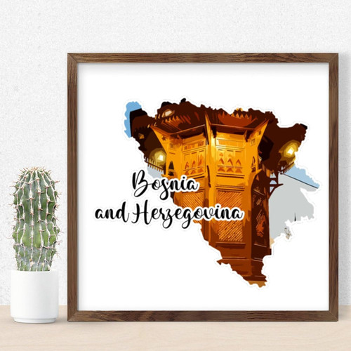 Rustic Wooden Wall Table Sign Bosnia And Herzegovina Primitive Decor for Cottage Personalized Positive Wood Plank Hanging Sign Global Travel Aesthetic Landmarks Living Room Wall Decor Sign Gift 12x12 Rustic Wooden Wall Table Sign Bosnia And Herzegovina Primitive Decor for Cottage Personalized Positive Wood Plank Hanging Sign Global Travel Aesthetic Landmarks Living Room Wall Decor Sign Gift 12x12
