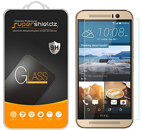 Supershieldz for HTC One M9 Tempered Glass Screen Protector, Anti-Scratch, Anti-Fingerprint, Bubble Free, Lifetime Replacement Warranty Supershieldz for HTC One M9 Tempered Glass Screen Protector, Anti-Scratch, Anti-Fingerprint, Bubble Free, Lifetime Replacement Warranty
