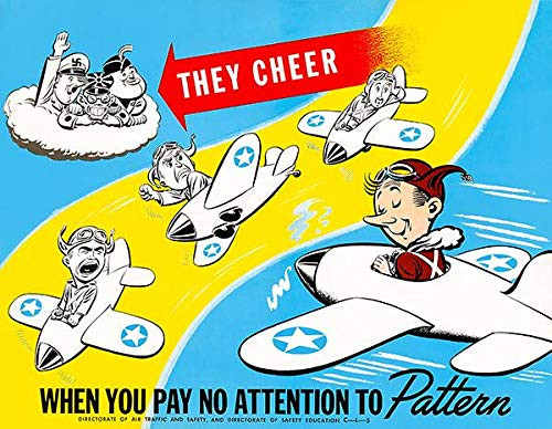 They Cheer - Air Traffic and Safety - 1942 - World War II - Propaganda Poster They Cheer - Air Traffic and Safety - 1942 - World War II - Propaganda Poster