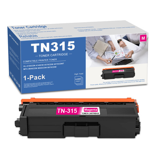 TN-315 Magenta Toner Cartridge (1-Pack) | YOIS Compatible Replacement for TN315M TN315 Toner Works with HL-4140 4150 4570 MFC-9460 9560 9970