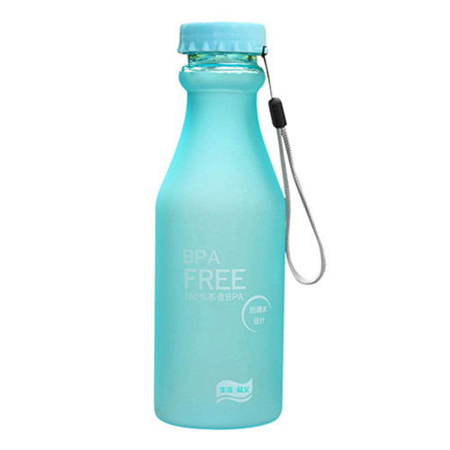 smallwoodi Water Bottle, Water Cup, 550ML Leakproof Sport Water Bottle Portable Outdoor Travel Healthy Drinking Cup Light Blue##