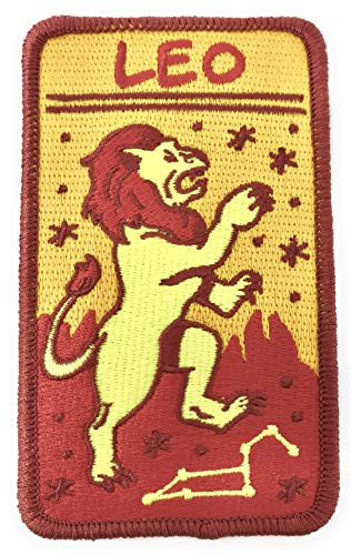 O'Houlihans - Leo Zodiac Sign Patch - Iron on Patch - Zodiac Patch - Embroidery Patch