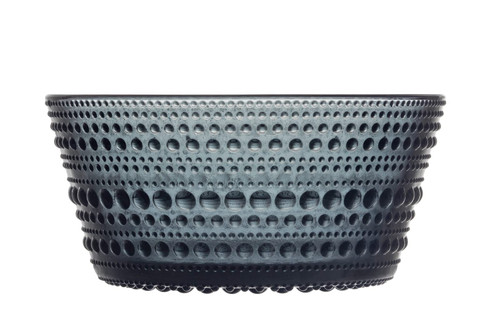 Iittala Kastehelmi Bowl 7.75 Oz Dark Grey