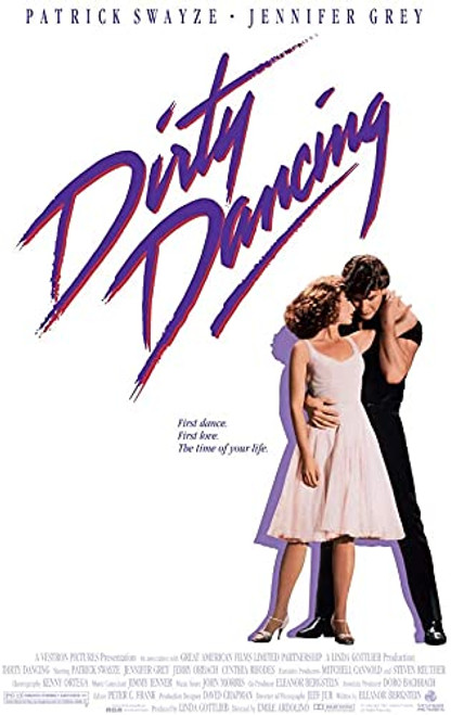 XIHOO Pop Culture Graphics Dirty Dancing Poster Movie Patrick Swayze Jennifer Grey Cynthia Rhodes Jerry Orbach 16x25 inches(40cmx63cm)