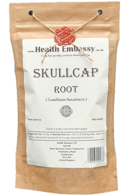 Health Embassy Skullcap Root (Scutellaria baicalensis) Loose Herbal Tea (50g)