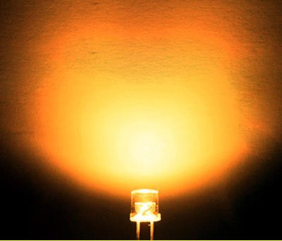 50pcs x Supe Bright 3mm Flat Top Led orange 3mm light