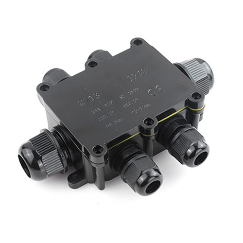 IP68 Waterproof Junction Box Electrical 2/3/4/5/6 Way Enclosure Block Cable Connecting Line Protection for Wiring Accessories-6 Way