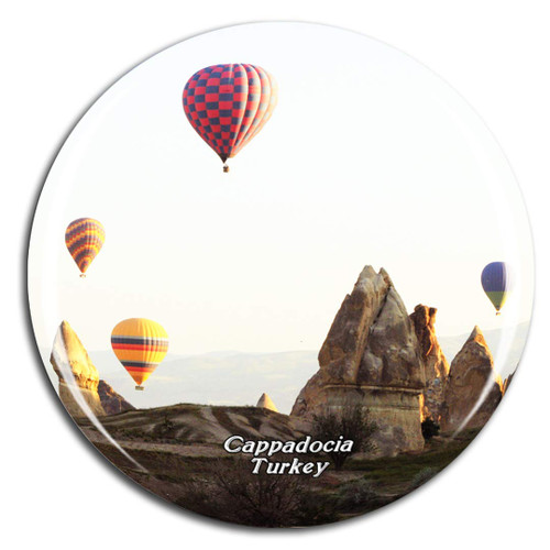 Weekino Turkey Hot Air Balloon Cappadocia Fridge Magnet 3D Crystal Glass Tourist City Travel Souvenir Collection Gift Strong Refrigerator Sticker