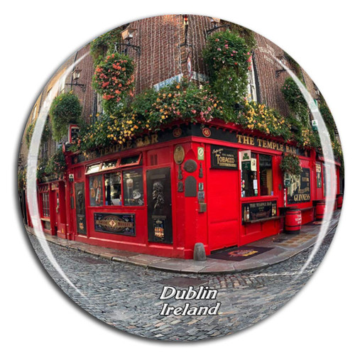 Weekino Ireland Temple Bar Dublin Fridge Magnet 3D Crystal Glass Tourist City Travel Souvenir Collection Gift Strong Refrigerator Sticker