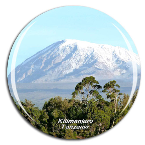 Weekino Tanzania Kilimanjaro Fridge Magnet 3D Crystal Glass Tourist City Travel Souvenir Collection Gift Strong Refrigerator Sticker