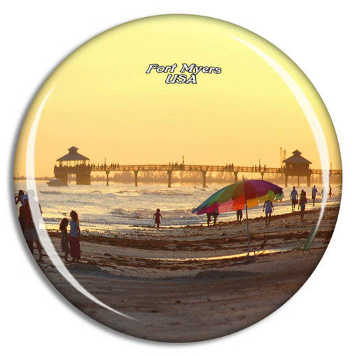 Weekino USA America Fort Myers Beach Fridge Magnet Travel Souvenir City Collection 3D Crystal Glass Gift Strong Refrigerator Sticker Weekino USA America Fort Myers Beach Fridge Magnet Travel Souvenir City Collection 3D Crystal Glass Gift Strong Refrigerator Sticker