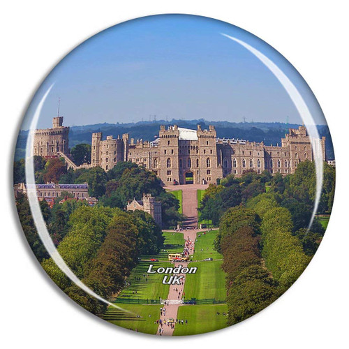 Weekino UK England London Windsor Castle Fridge Magnet Travel Souvenir City Collection 3D Crystal Glass Gift Strong Refrigerator Sticker