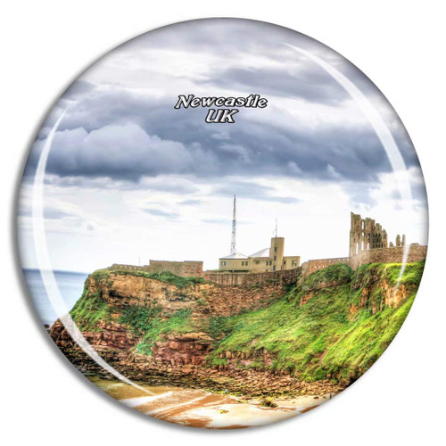 Weekino UK England Newcastle Castle Fridge Magnet Travel Souvenir City Collection 3D Crystal Glass Gift Strong Refrigerator Sticker