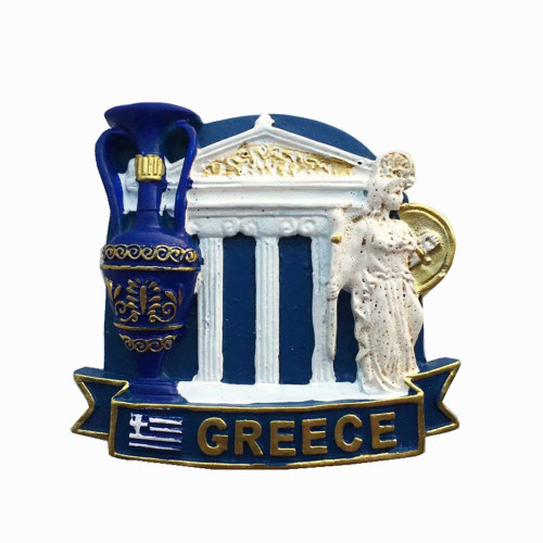 Weekino Athens Greece Magnet 3D Resin Fridge Magnet Souvenir Travel City Collection