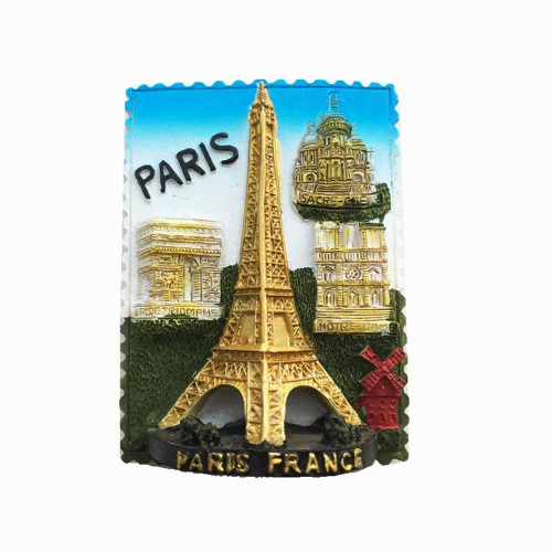 Weekino Paris France Magnet 3D Resin Fridge Magnet Souvenir Travel City Collection Weekino Paris France Magnet 3D Resin Fridge Magnet Souvenir Travel City Collection