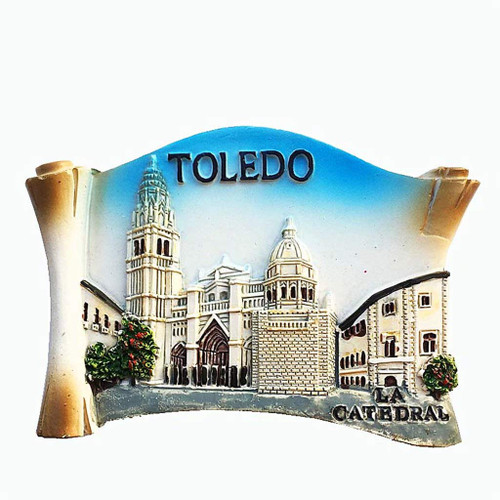 Weekino Toledo Spain Magnet 3D Resin Fridge Magnet Souvenir Travel City Collection