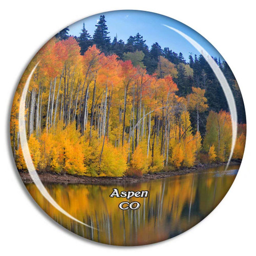 Aspen Fall Colorado USA Magnet Travel Souvenir 3D Crystal Glass Collection Gift Refrigerator Sticker Aspen Fall Colorado USA Magnet Travel Souvenir 3D Crystal Glass Collection Gift Refrigerator Sticker