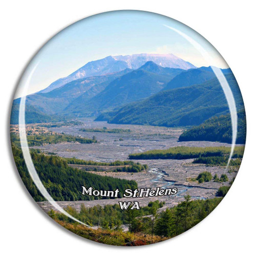 Mount St. Helens Washington USA Magnet Travel Souvenir 3D Crystal Glass Collection Gift Refrigerator Sticker Mount St. Helens Washington USA Magnet Travel Souvenir 3D Crystal Glass Collection Gift Refrigerator Sticker