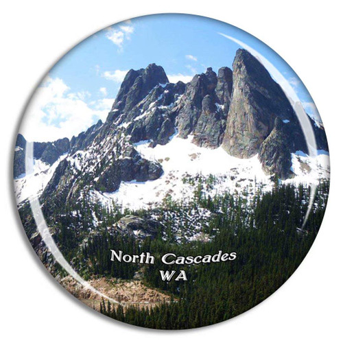 North Cascades National Park Washington USA Magnet Travel Souvenir 3D Crystal Glass Collection Gift Refrigerator Sticker North Cascades National Park Washington USA Magnet Travel Souvenir 3D Crystal Glass Collection Gift Refrigerator Sticker