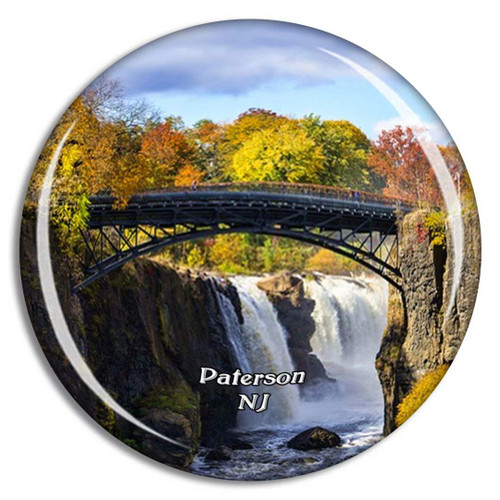 Paterson Great Falls New Jersey USA Magnet Travel Souvenir 3D Crystal Glass Collection Gift Refrigerator Sticker Paterson Great Falls New Jersey USA Magnet Travel Souvenir 3D Crystal Glass Collection Gift Refrigerator Sticker