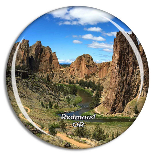 Redmond Smith Rock State Park Oregon USA Magnet Travel Souvenir 3D Crystal Glass Collection Gift Refrigerator Sticker Redmond Smith Rock State Park Oregon USA Magnet Travel Souvenir 3D Crystal Glass Collection Gift Refrigerator Sticker