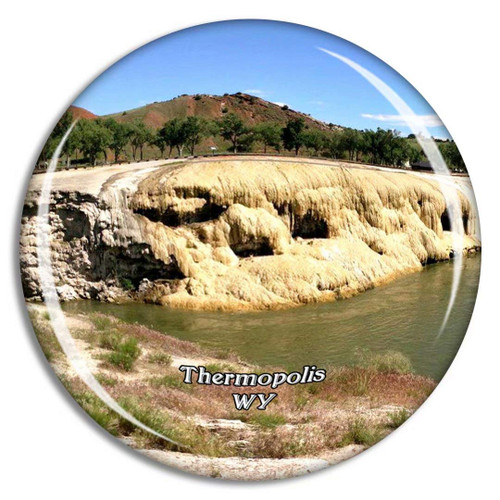 Thermopolis Park Wyoming USA Magnet Travel Souvenir 3D Crystal Glass Collection Gift Refrigerator Sticker Thermopolis Park Wyoming USA Magnet Travel Souvenir 3D Crystal Glass Collection Gift Refrigerator Sticker