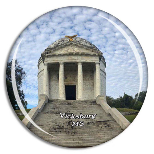 Vicksburg National Military Park Mississippi USA Magnet Travel Souvenir 3D Crystal Glass Collection Gift Refrigerator Sticker Vicksburg National Military Park Mississippi USA Magnet Travel Souvenir 3D Crystal Glass Collection Gift Refrigerator Sticker