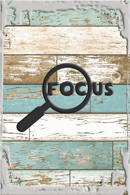 Focus magnifying glass teacher lessons learning classroom school White Wall Art Decor Funny Gift