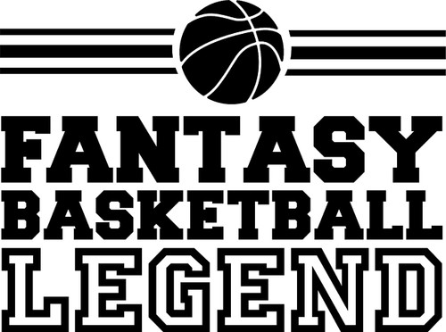 Fantasy Basketball Legend Brackets Bet Sports Baskets Hoops Wall Decals for Walls Peel and Stick Wall Art murals Black Small 8 Inch