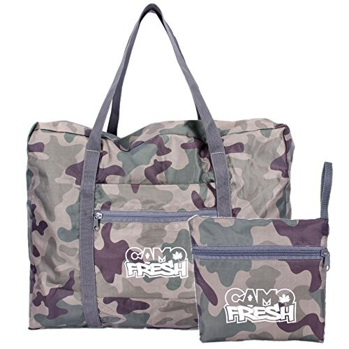 CamoFresh Foldable Travel Duffel Bag Lightweight Packable Tote