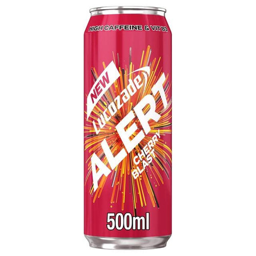 Energy Drinks Lucozade Alert Cherry Blast Energy drink 3x500ml with caffeine and vitamin B3