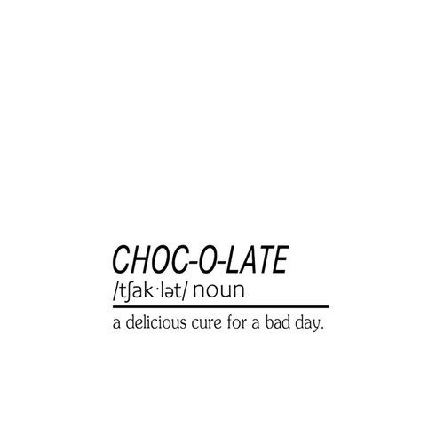 Choc-o-Late Noun Definition Bottles Wall Decoration Wall Decals Stickers Word Description Peel and Stick Wall Decal for Cafe Hotel Nursery Car Mirrors Vinyl 18in