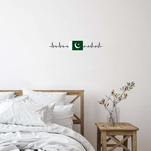 Pakistan Furniture Home Decor Words Letter Stickers Flag Travel Trip Globe Party Peel and Stick Home Decals for School Kids Room Car Store Vinyl 18in