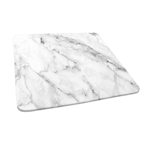 CESGFC Marble Square Table Cove, Marble Texture, Elastic Edge, Suitable for Kitchen Party Picnic, Fit for 40"x40" Square Table