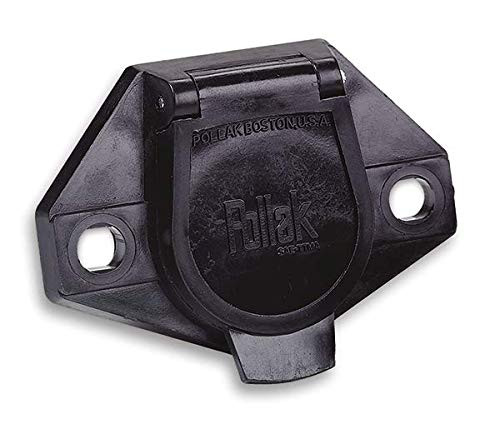 7-Way Socket- Glass-Filled Nylon With Solid Pins- PN 11-723E(Pack of 1)