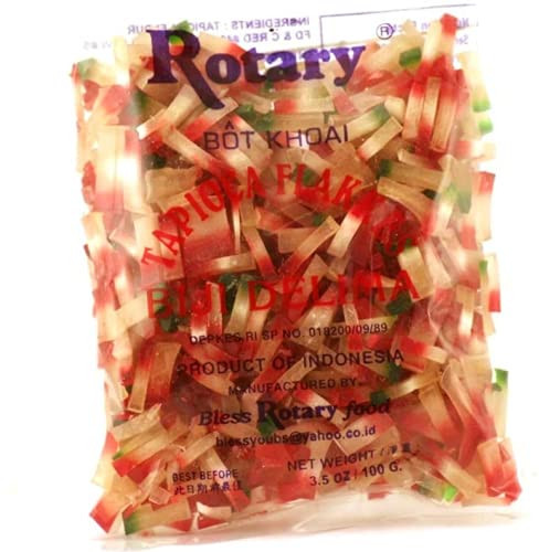 Rotary Biji Delima (Tapioca Flakes) - 3.5 oz (Pack of 1)