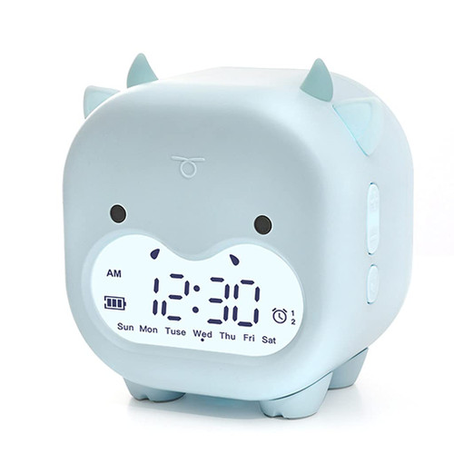Labstandard Alarm Clock,LED Mirror Table Clock Digital Alarm Snooze Display Time Night Light Desktop USB Alarm Clock Home Decor for Children