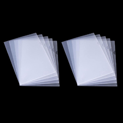 Plastic File Folders Clear Project Pockets Transparent Plastic Sleeves Documents Folders Jacket Paper Sheet Protectors Document Folder Jacket