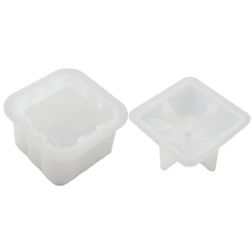 3D Mirror Storage Box Epoxy Resin Casting Mould DIY Art Crafts Accessories Handmade Silicone Resin Mold Casting Molds Casting Mould