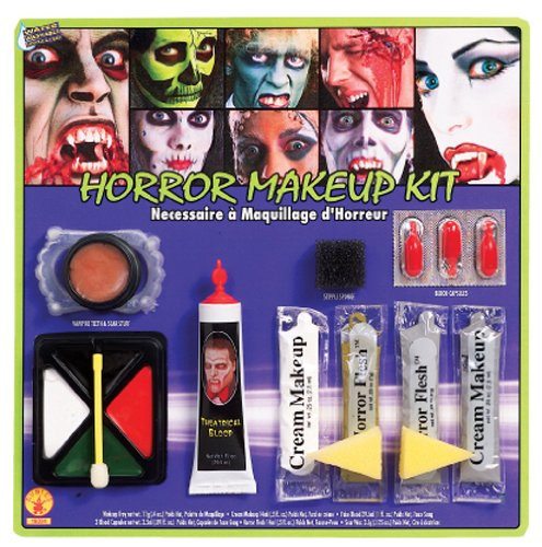 Rubie's Horror Makeup Kit, White/Multi, One Size