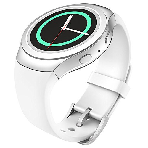 Betterconn Sports Replacement Silicone Watch Band Strap For Samsung Galaxy Gear S2 R720 TR,S2 White