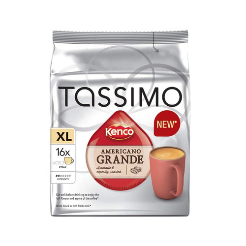 Tassimo Kenco Americano Grande (Pack Of 3) 16 T-Discs Tassimo Kenco Americano Grande (Pack Of 3) 16 T-Discs