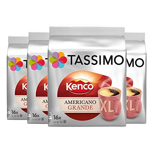 Tassimo Kenco Americano Grande (Pack Of 4) 16 T-Discs Tassimo Kenco Americano Grande (Pack Of 4) 16 T-Discs