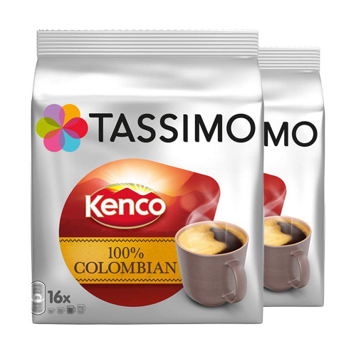 Tassimo Kenco Colombian 16 T-Discs (Pack Of 2)